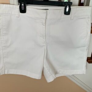 J. Crew Womens 7” Chino Short White Size 12